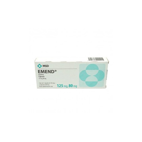 EMEND (APREPITANT) 125/80MG 1 CAP 125 MG Y 2 CAP 80 MG LAB MSD