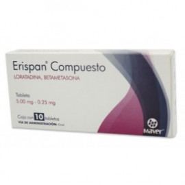 ERISPAN COMP 10 TAB 5/0.25 MG