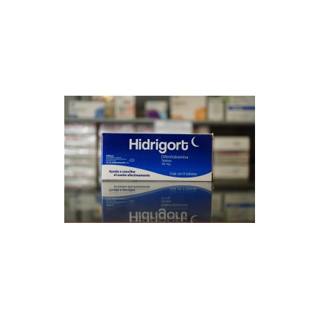 (GI) HIDRIGORT (DIFENHIDRAMINA) 50 MG 8 TAB