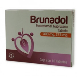 BRUNADOL 10 TAB 275/300 MG