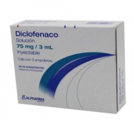 DICLOFENACO 2 AMP 75MG/3 ML