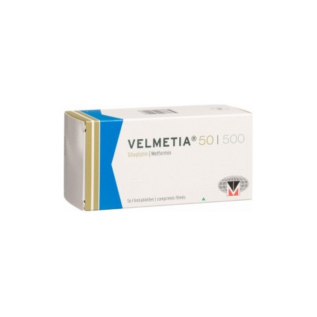 VELMETIA (SITAGLIPTINA, METFORMINA) 50 MG, 500 MG 56 COMP LAB LIOMONT