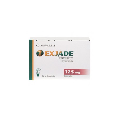 EXJADE (DEFERASIROX) 125 MG 28 COMP LAB NOVARTIS