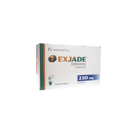 EXJADE (DEFERASIROX) 250 MG 28 COMP LAB NOVARTIS