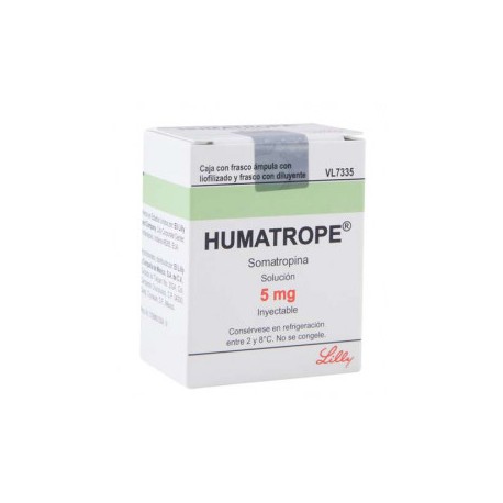 (R) HUMATROPE (SOMATROPINA) 5 MG SOL INY 1 FAM LAB ELI LILLY