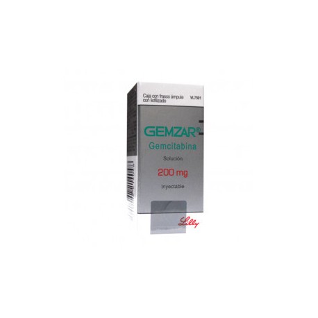 GEMZAR (GEMCITABINA) 200 MG SOL INY 1 FAM LIOFILIZADO LAB ELI LILLY