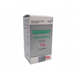 GEMZAR (GEMCITABINA) 1 G SOL INY 1 FAM LIOFILIZADO LAB ELI LILLY