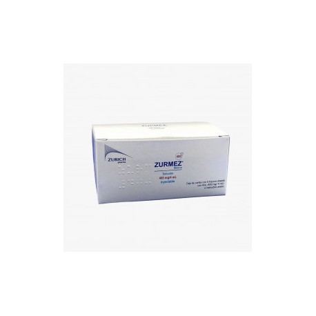 ZURMEZ MESNA 400 MG 5 FCO AMP