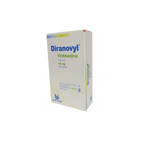 DIRANOVYL VINBLASTINA 10 MG 1 FA CON LIOFILIZADO Y AMP 10 ML