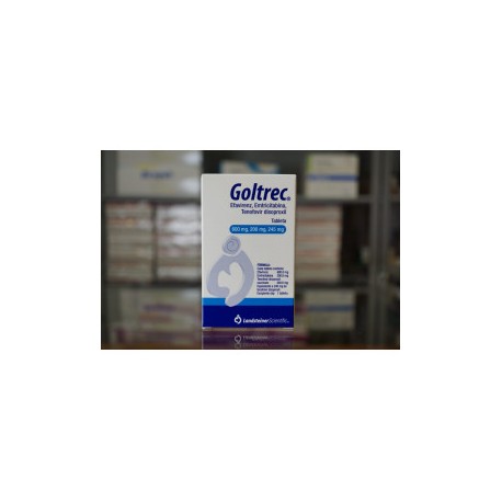 GOLTREC (EFAVIRENZ, EMTRICITABINA, TENOFOVIR) 600 MG, 200 MG, 245 MG 30 TAB LAB...