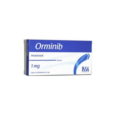 ORMINIB (ANASTROZOL) 1 MG CAJA CON 28 TABLETAS LAB PISA