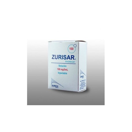 ZURISAR (IRINOTECAN) 100 MG / 5 ML SOL INY ZURICH