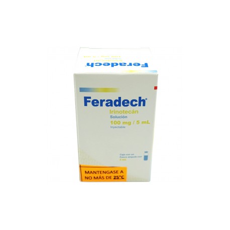 FERADECH (IRINOTECAN) 100 MG / 5 ML SOL INY 1 FAM 5 ML LAB ULSA TECH