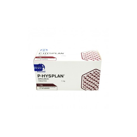 P-HYSPLAN SIROLIMUS 1 MG 60 TAB LAB RAAM