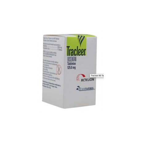 TRACLEER 125 MG 60 TABLETAS CAJA