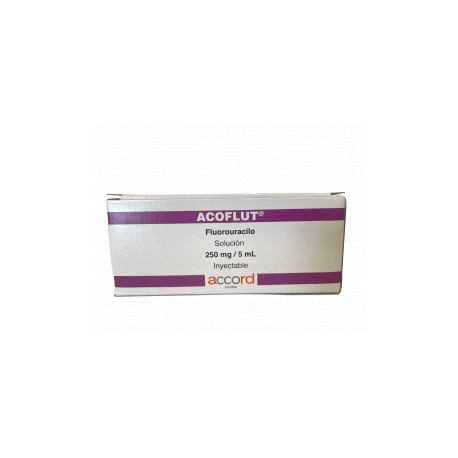 ACOFLUT (FLUOROURACILO) 10 F AM DE 250MG/5 ML LAB ACCORD FARMA