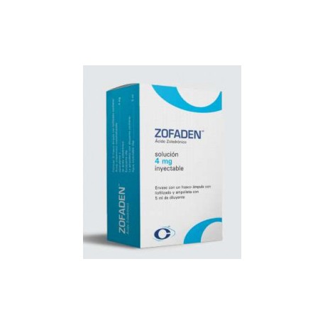ZOFADEN (ÁCIDO ZOLEDRÓNICO) 4 MG / 5 ML 1 FAM LAB CRYOPHARMA