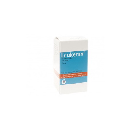 (R) LEUKERAN CLORAMBUCILO 2 MG CAJA CON FRASCO C/ 25 TABLETAS