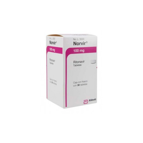 NORVIR (RITONAVIR) 100 MG 30 TABS LAB ABBOTT