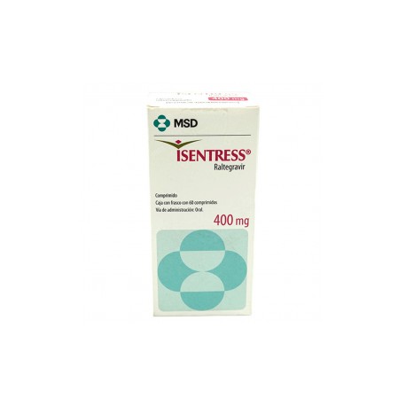 ISENTRESS (RALTEGRAVIR) 400 MG 60 COMP LAB MSD