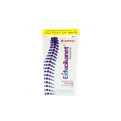 EXFUCIKANET (BORTEZOMIB) 3.5 MG 1 FAM CON LIOFILIZADO LAB GLENMARK