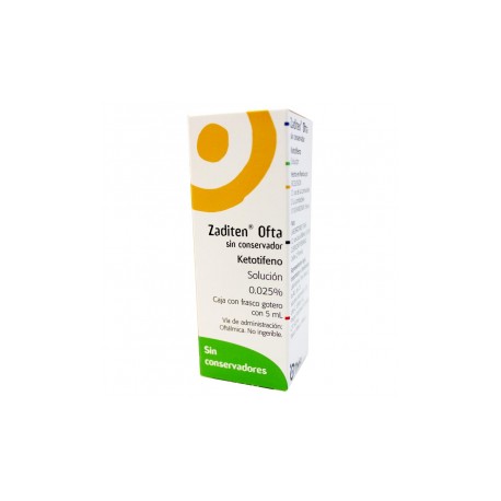 ZADITEN OFT GTS 0.025% 5ML