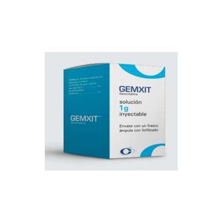 GEMXIT (GEMCITABINA) 1 G SOL INY 1 FAM LIOFILIZADO LAB CRYOPHARMA