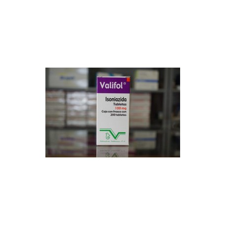 VALIFOL ISONIAZIDA 100MG C/ 200 TAB