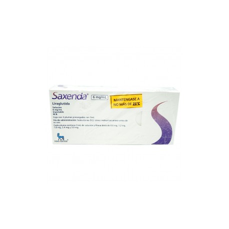 (R) SAXENDA (LIRAGLUTIDA) 6 MG / ML 3 PLUM PREC 3 ML LAB NOVO NORDISK