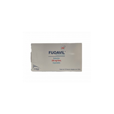 FUOAVIL (FLUOROURACILO) 250 MG/10 ML CAJA CON 10 FAM LAB ZURICH