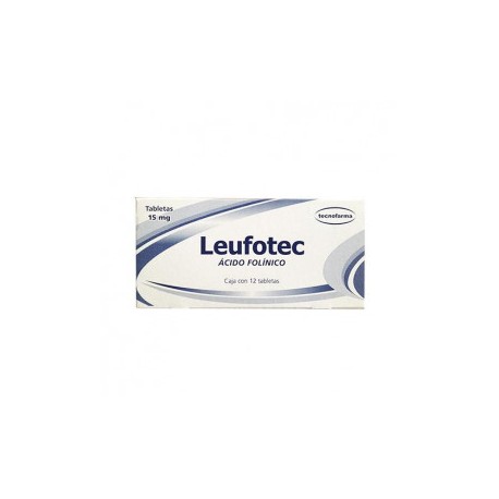 LEUFOTEC (ÁCIDO FOLÍNICO) 15 MG 12 TAB LAB TECNOFARMA