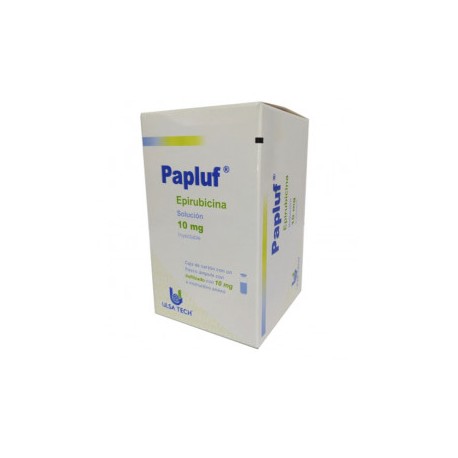 PAPLUF EPIRUBICINA 10 MG 1 FA CON LIOFILIZADO