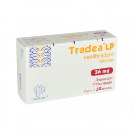 (C) TRADEA LP (METILFENIDATO) 36 MG CAJA CON 30 TABLETAS LAB PSICOFARMA