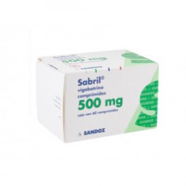 SABRIL (VIGABATRINA) 500 MG 60 COMP LAB SANDOZ