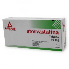 ATORVASTATINA 10 MG 20 TAB LAB AMSA