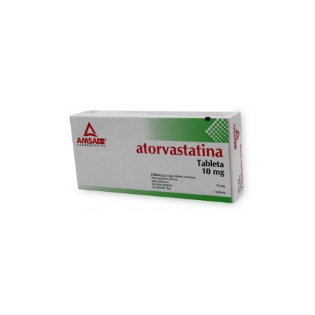 ATORVASTATINA 10 MG 20 TAB LAB AMSA