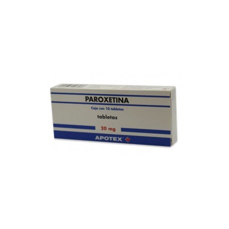 PAROXETINA 10 TAB 20 MG