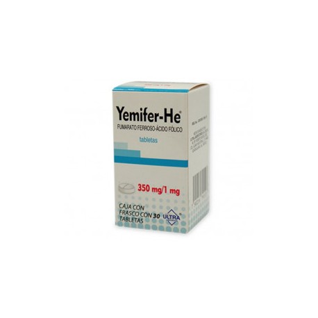 YEMIFER-HE 30 TAB 350/1 MG
