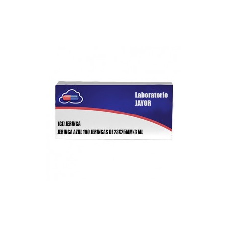 JERINGA AZUL 100 JERINGAS DE 23X25MM/3 ML