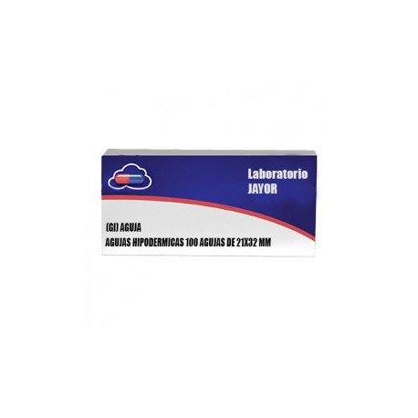 (GI) AGUJA - AGUJAS HIPODERMICAS 100 AGUJAS DE 21X32 MM