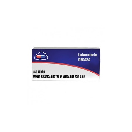 VENDA ELASTICA PROTEC 12 VENDAS DE 7CM X 5 M
