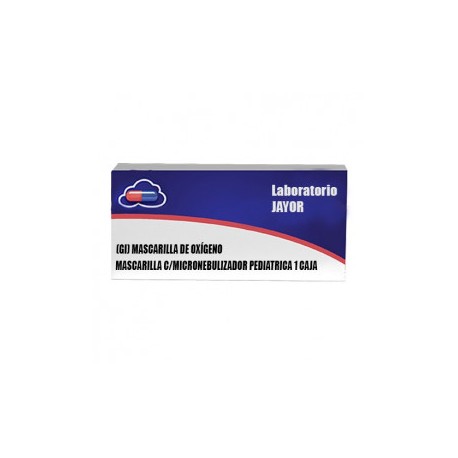 (GI)  MASCARILLA OXIGENO CON MICRONEBULIZADOR PEDIATRICA 1 CAJA 1 PIEZA