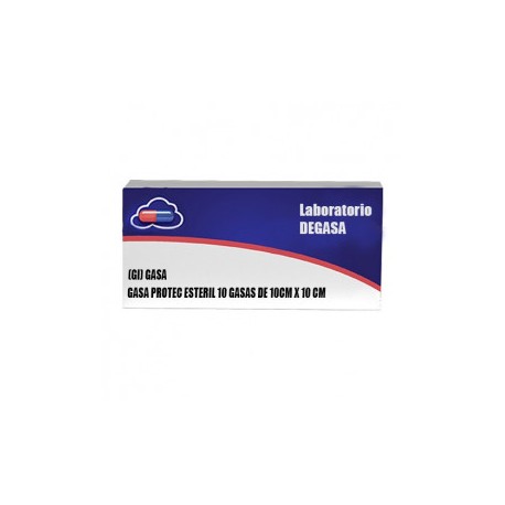 (GI)  GASA PROTEC ESTERIL 10 GASAS DE 10CM X 10 CM