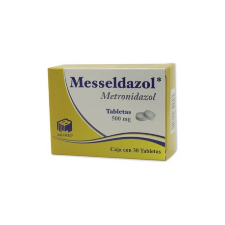 MESSELDAZOL 30 TAB 500 MG