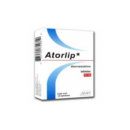 ATORLIP 10MG 20 TABLETAS