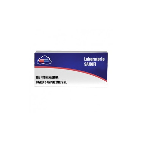 (GI) FITOMENADIONA - ROYKEN 5 AMP DE 2MG/2 ML