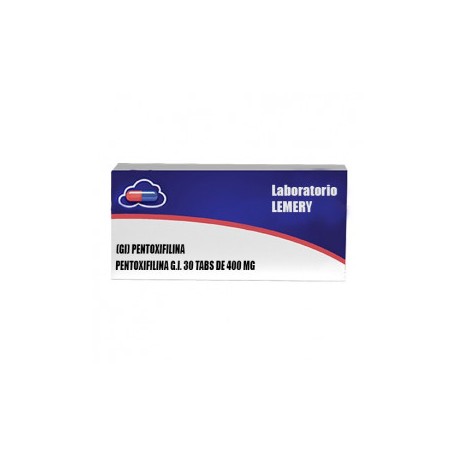 (GI) PENTOXIFILINA - PENTOXIFILINA G.I. 30 TABS DE 400 MG