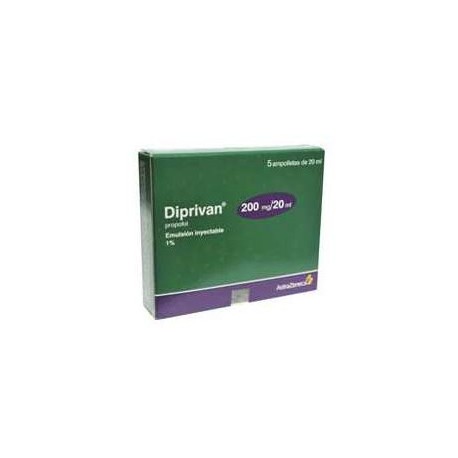 DIPRIVAN (PROPOFOL) 200 MG / 20 ML 5 AMP LAB RIMSA