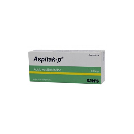 ASPITAK-P 30 COMP 100 MG