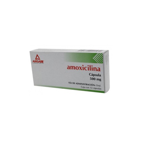 AMOXICILINA 12 CAPS 500 MG